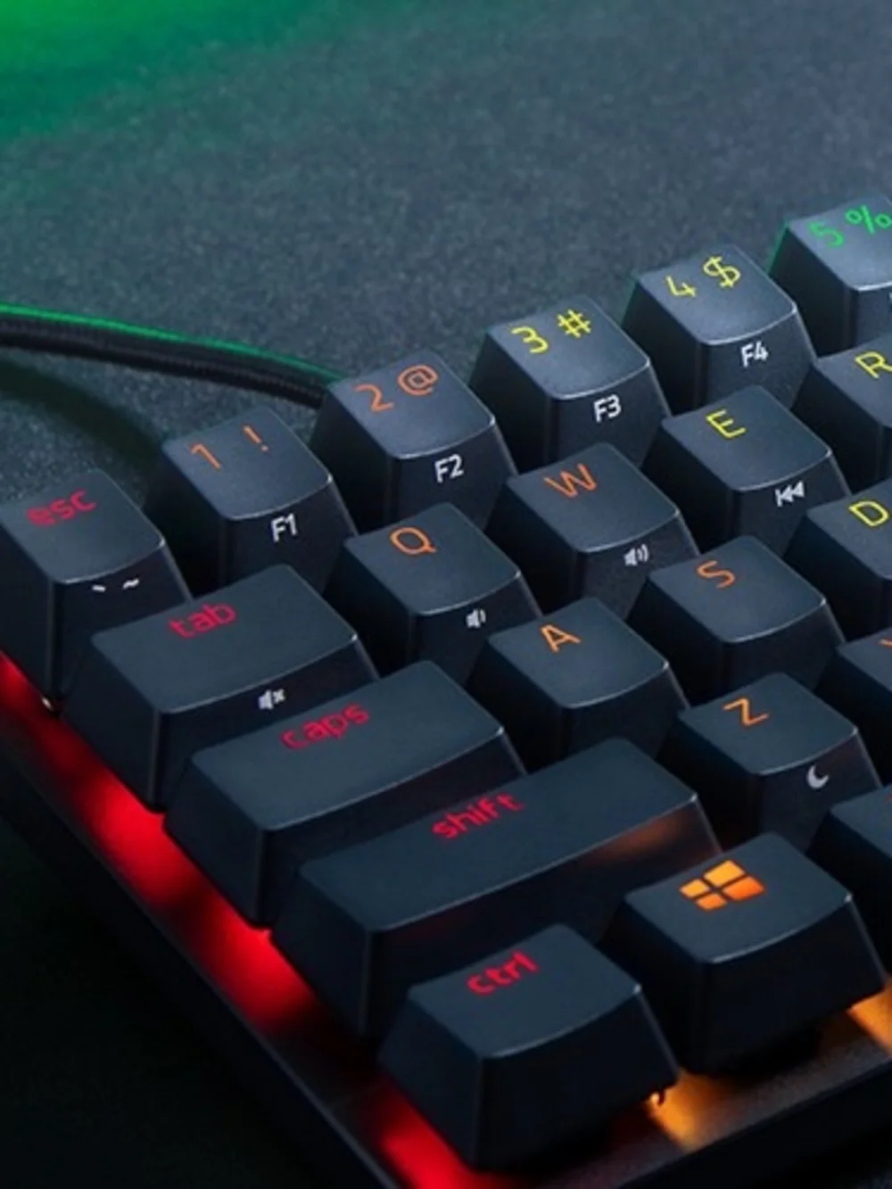 Razer Black Compact RGB Tenkeyless Mechanical Keyboard